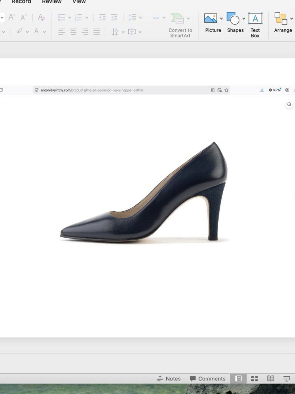 Antonia Saint NY - The All Occasion Pump Heel Size 9 Navy Blue Brand New - Picture 2 of 8